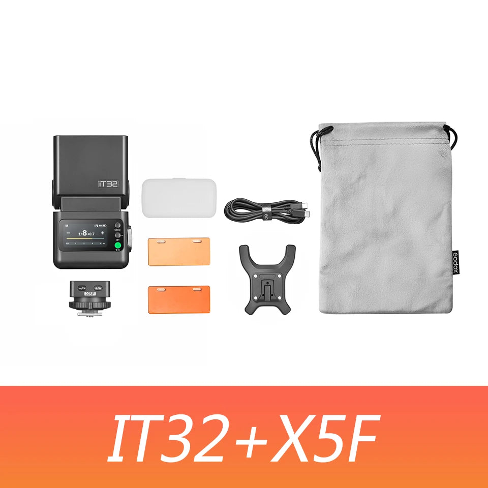 Godox iT32 TTL Camera Flash & X5 Wireless Trigger - IT32 x5o