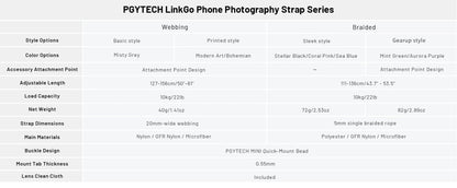 PGYTECH LinkGo Phone Photography Strap