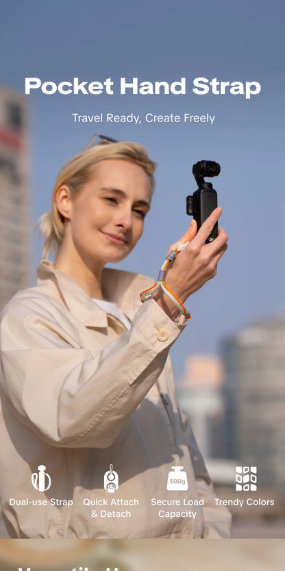 PGYTECH Quick Release Hand Strap for DJI Osmo Pocket 3 / 4