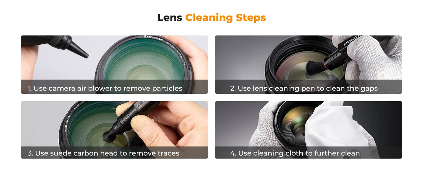 K&F Concept Camera Lens Cleaning Kit for Cameras & Screens