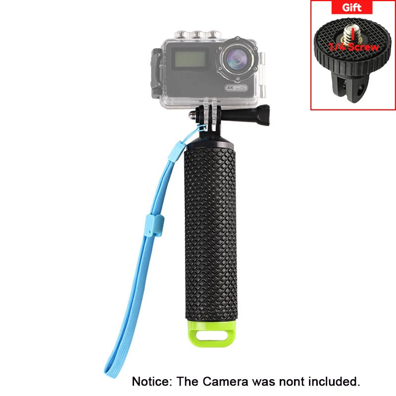 Floating Hand Grip for GoPro, DJI and Insta360 Action Cameras