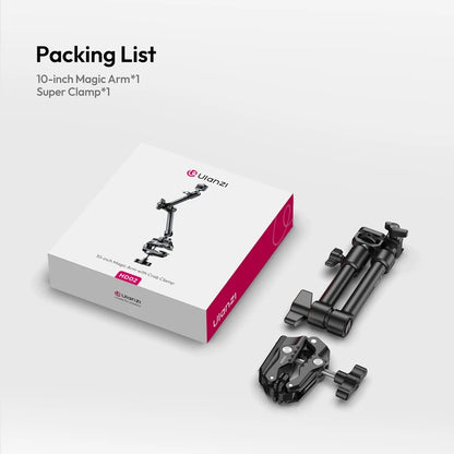 Ulanzi HD02 10-Inch Magic Arm Kit with Super Clamp