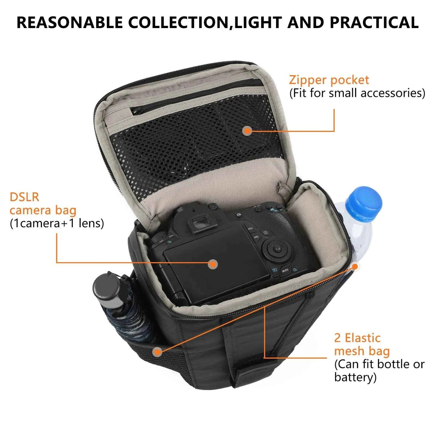 Besnfoto Waterproof Compact Camera Sling Bag - L product image