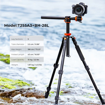 K&F Concept T255A3 72-Inch Aluminium Monopod Tripod