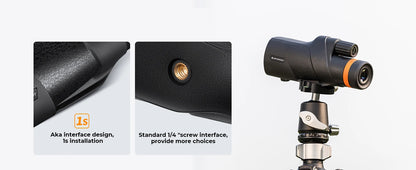 K&F 12x50 Waterproof Monocular Telescope with Phone Adapter
