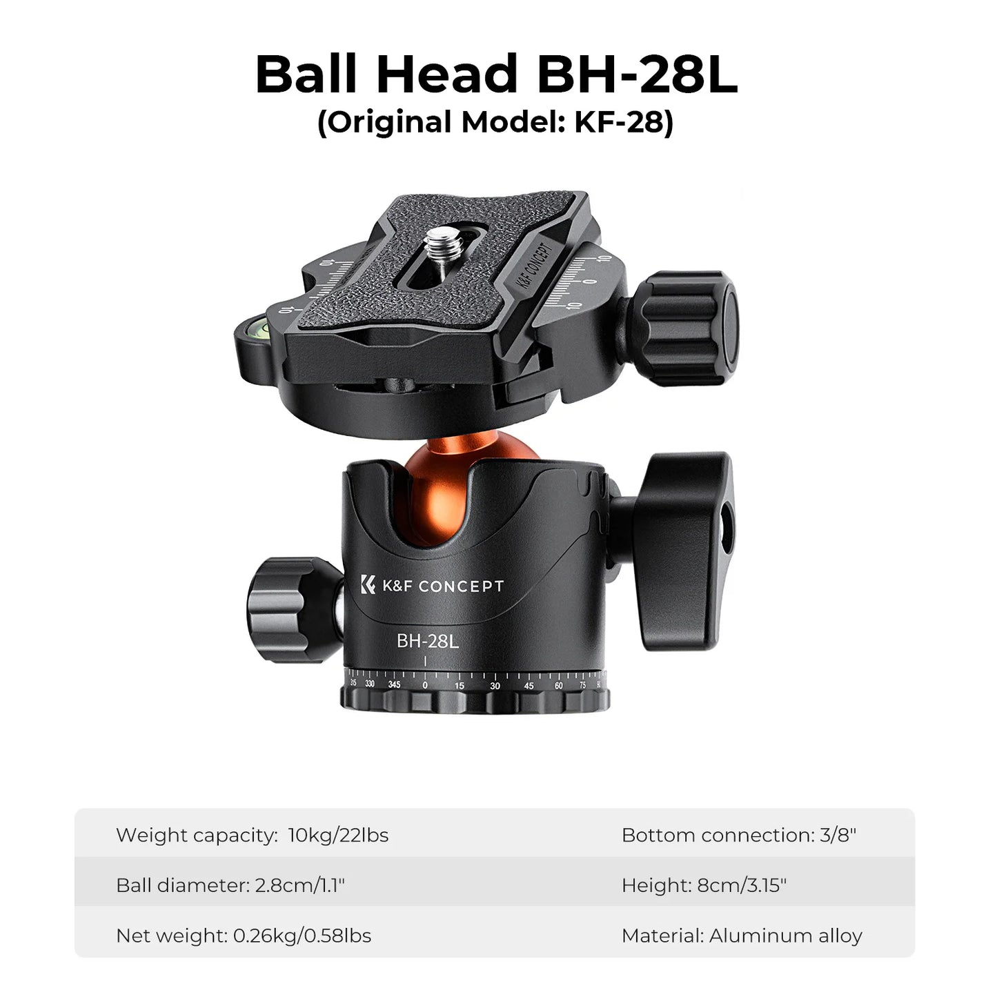 K&F Concept T254A7 90-Inch Aluminium Monopod Tripod
