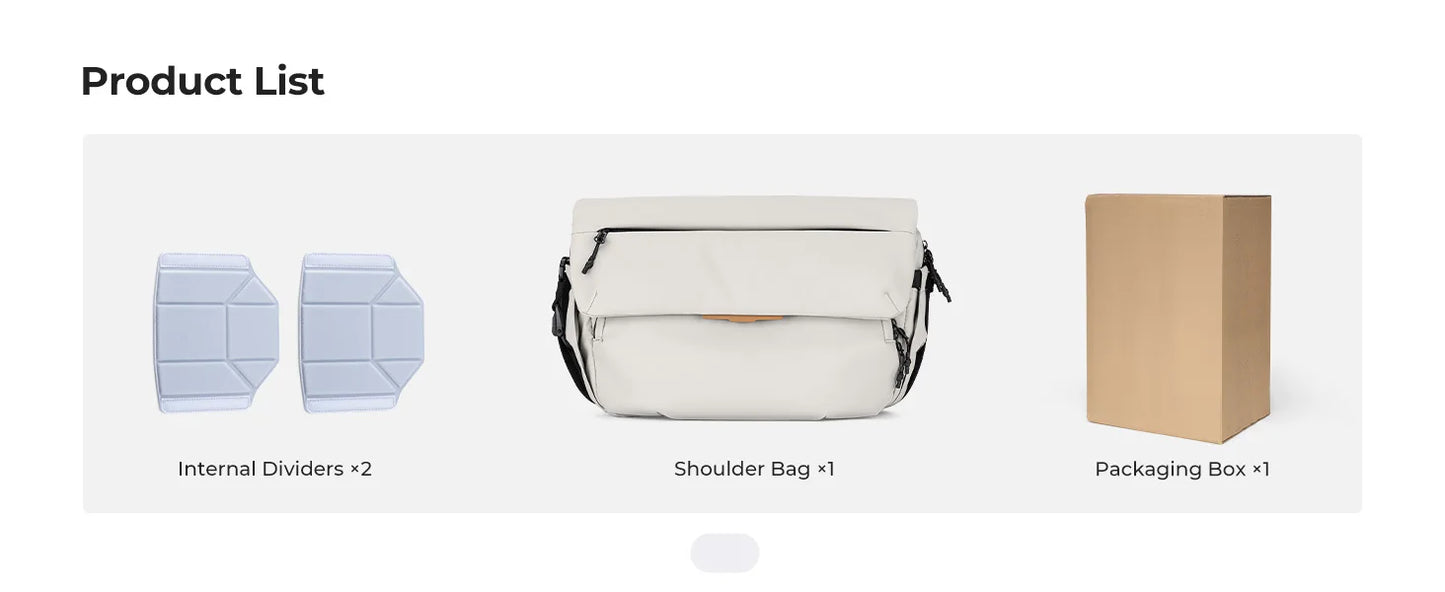 K&F Concept 15L Camera Sling Bag for DSLR & Mirrorless Cameras