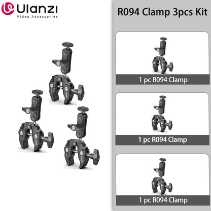 Ulanzi R094 Super Clamp with Double Ball Head Magic Arm