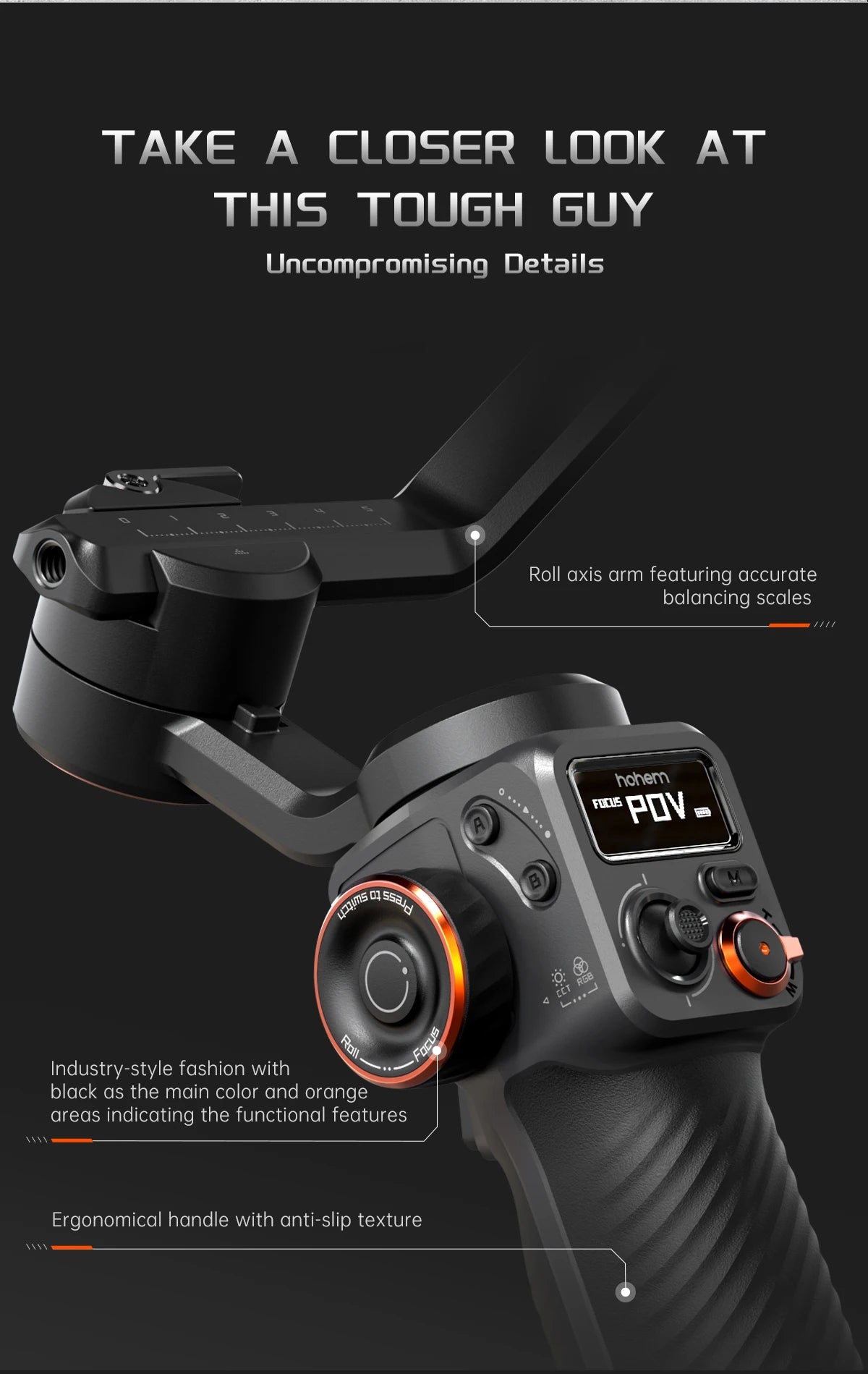 Hohem iSteady M6 Smartphone Gimbal Kit with AI Tracker
