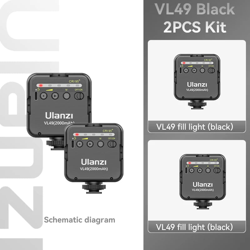 Ulanzi VL49 Mini LED Video Light