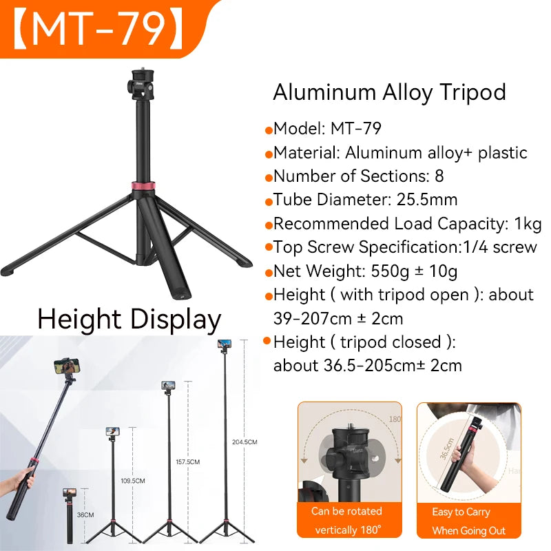 Ulanzi MT-79 2m Portable Tripod Light Stand