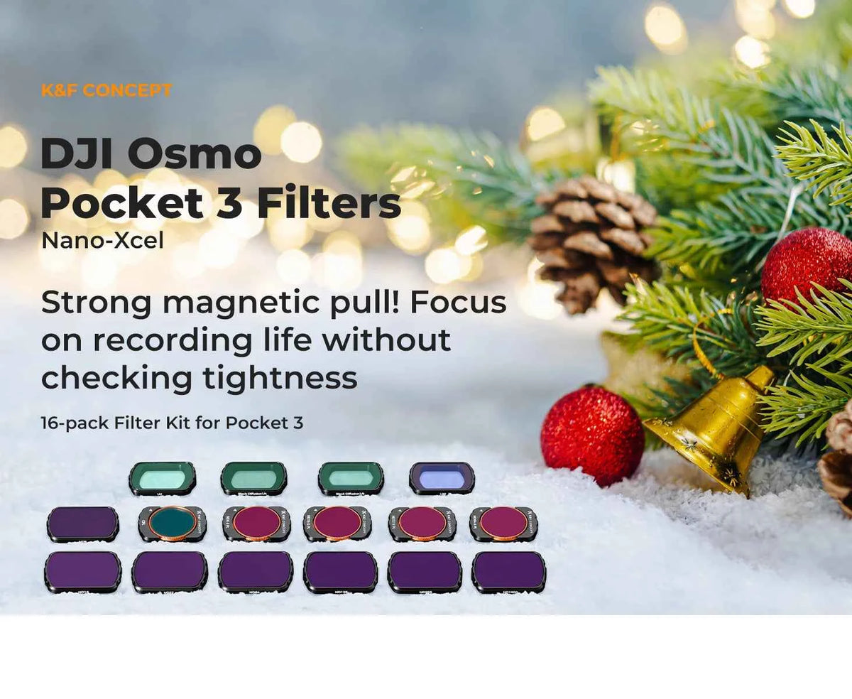 K&F Concept Magnetic Wide-Angle Filter for DJI Osmo Pocket 3