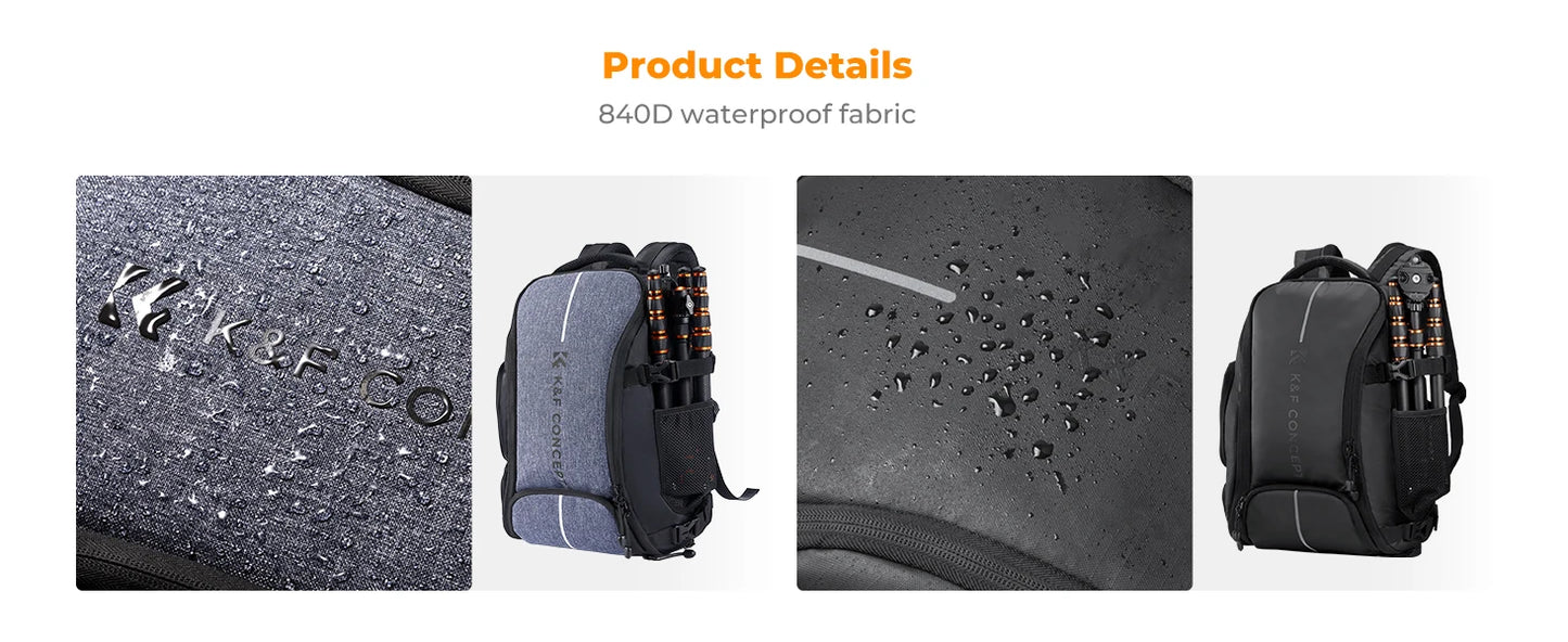 K&F Concept 25L Waterproof Camera Backpack