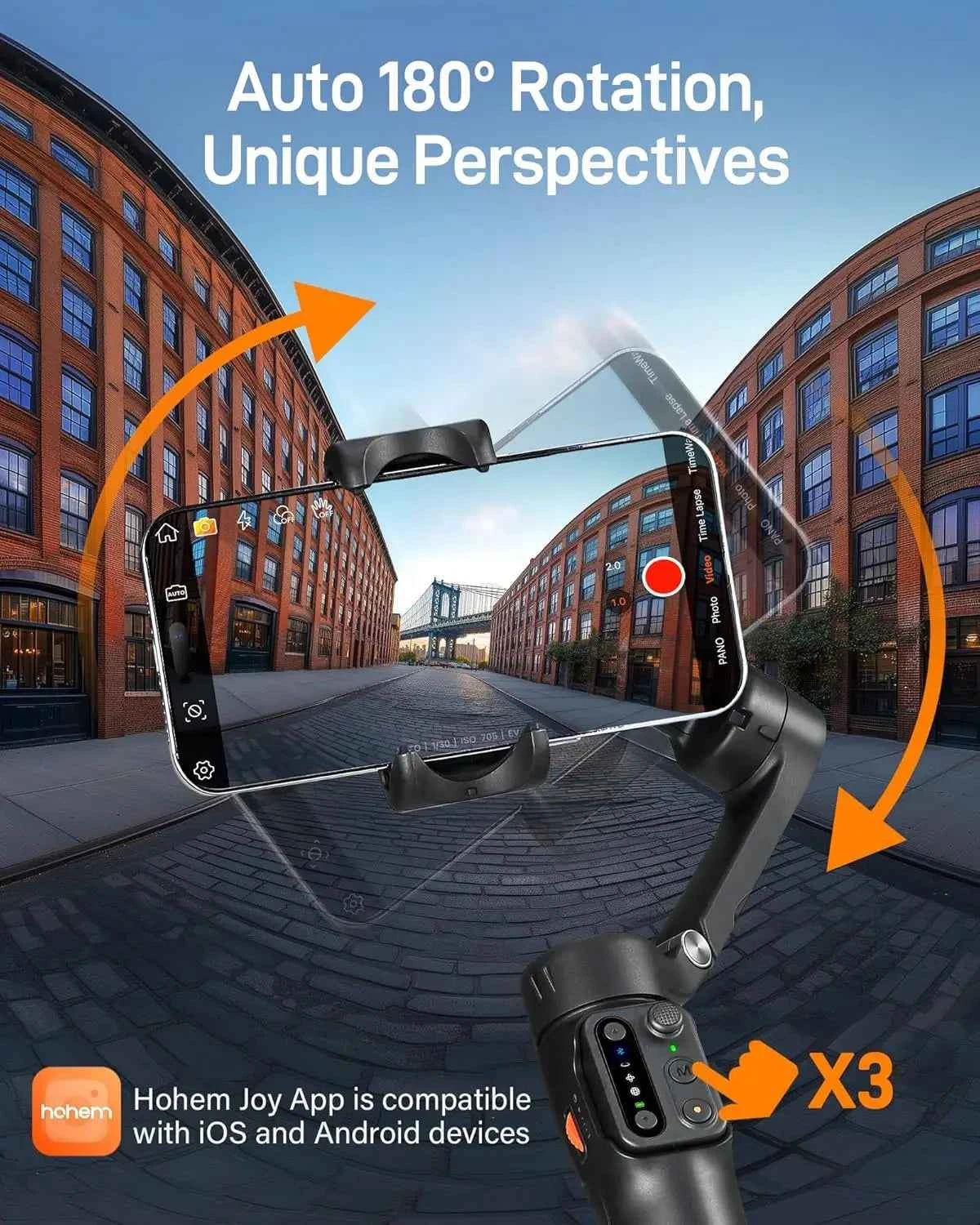 Hohem iSteady X3 SE Foldable Smartphone Gimbal