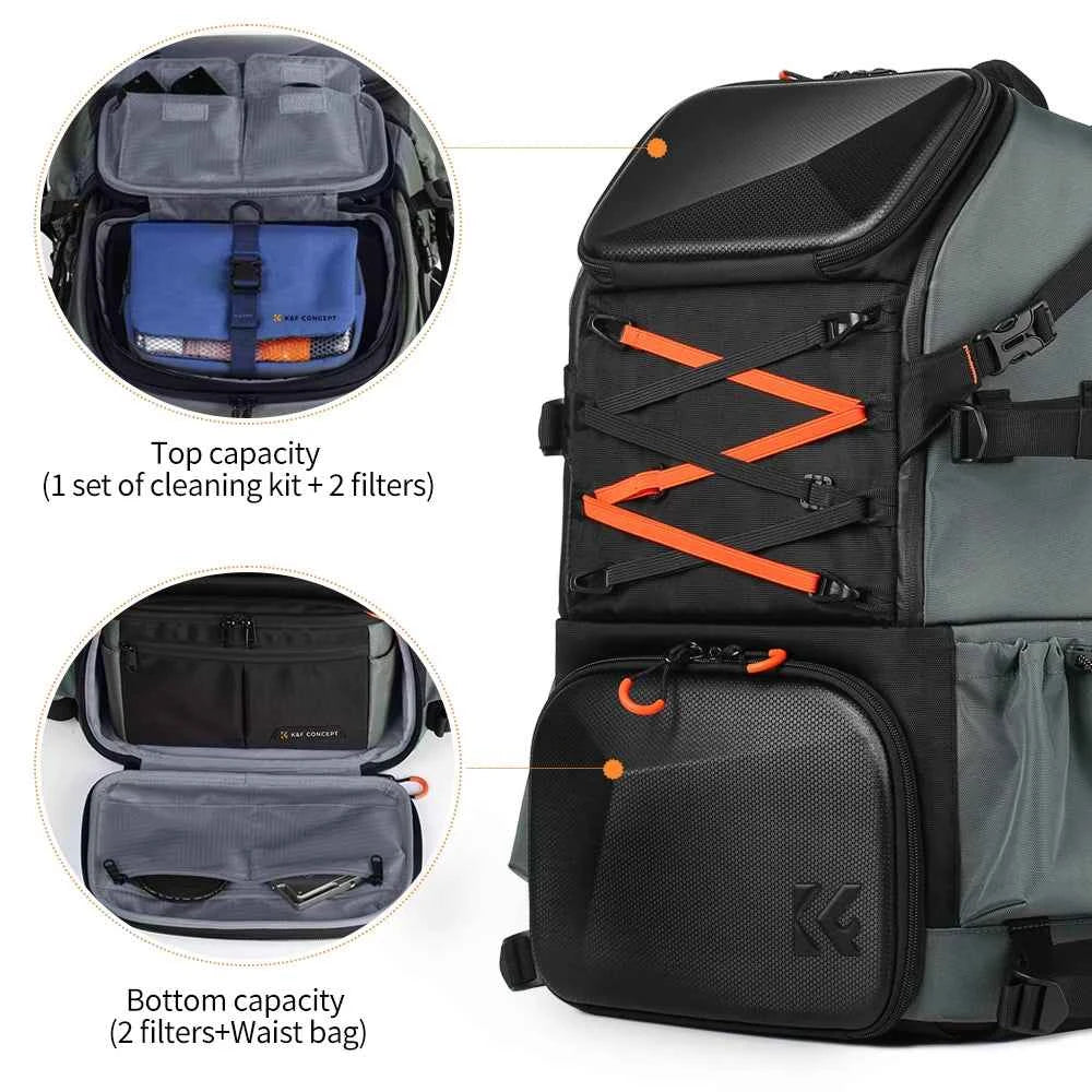 K&F 32L/25L 2-in-1 Camera Backpack and Sling Bag