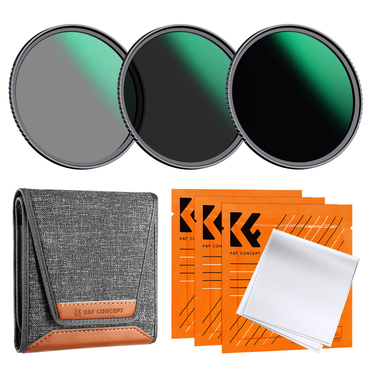 K&F ND8 / ND64 / ND1000 Lens Filter Kit - CameraHUB