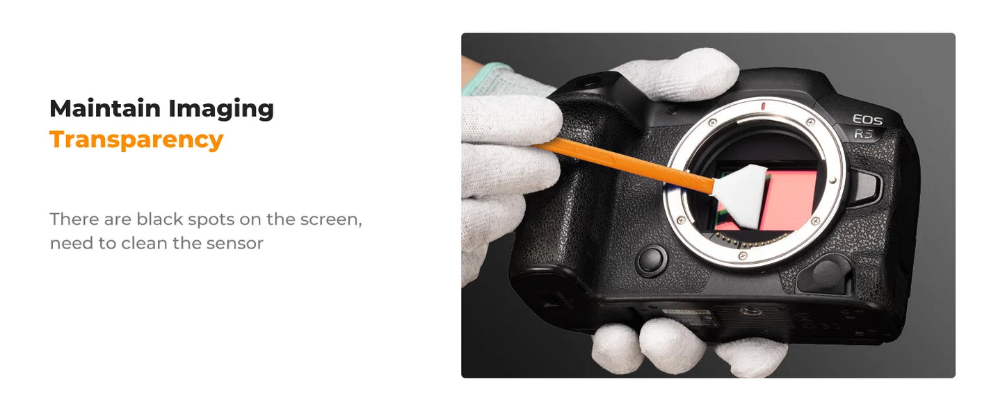 K&F Concept Camera Sensor Cleaning Swab & Liquid Kit