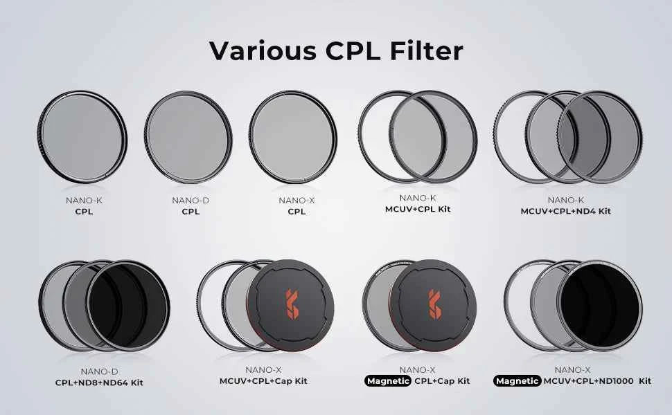 K&F Concept Ultra Slim CPL Lens Filter