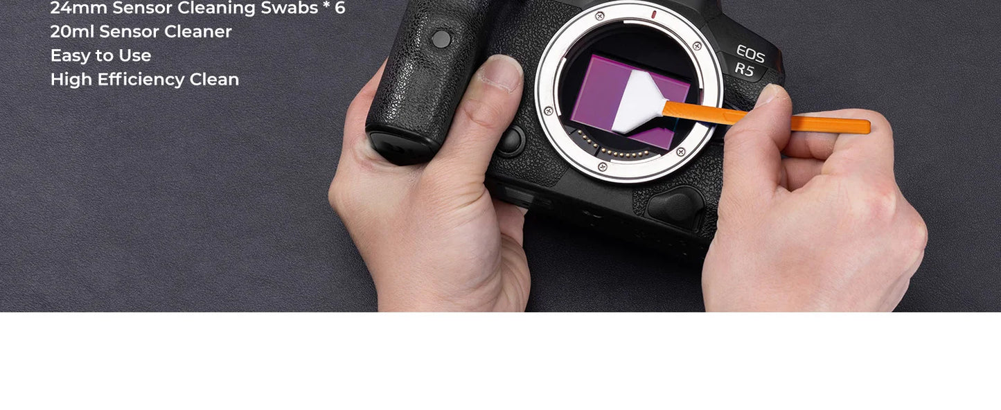 K&F Concept Camera Sensor Cleaning Swab & Liquid Kit
