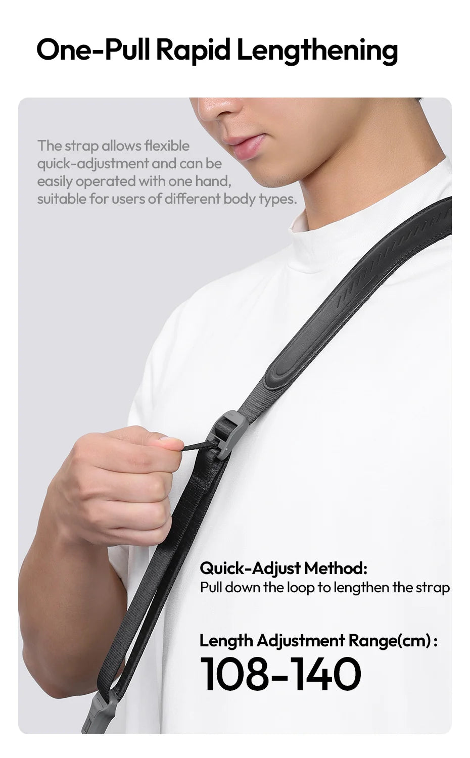 Ulanzi CSS1 U-Snap Quick Release Camera Shoulder Strap