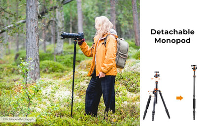 K&F Concept K255A4 68-Inch Aluminium Monopod Tripod