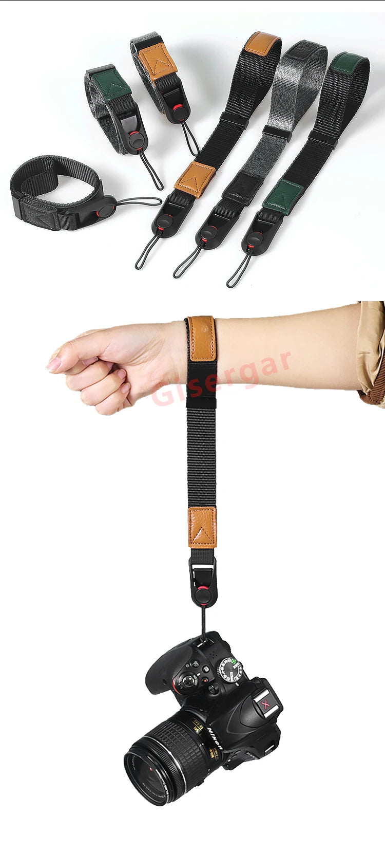 Adjustable Nylon Camera Neck and Shoulder Strap