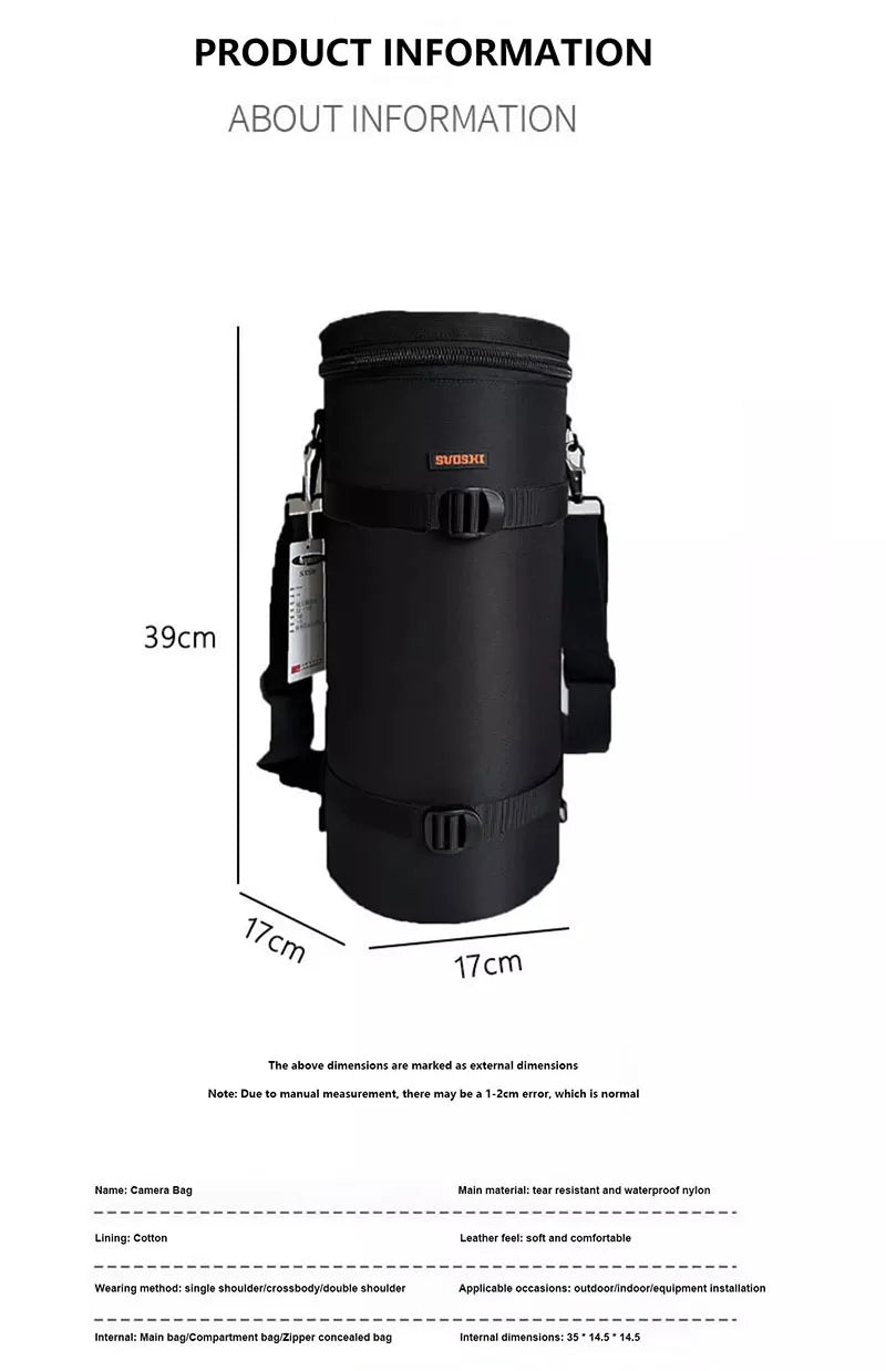 Shockproof Telephoto Lens Bag