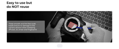 K&F Concept 2-in-1 Camera Sensor Cleaning Swab Kit
