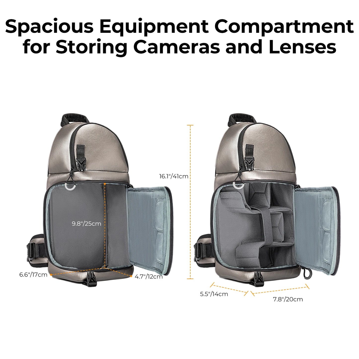 K&F Outdoor Camera Sling Backpack
