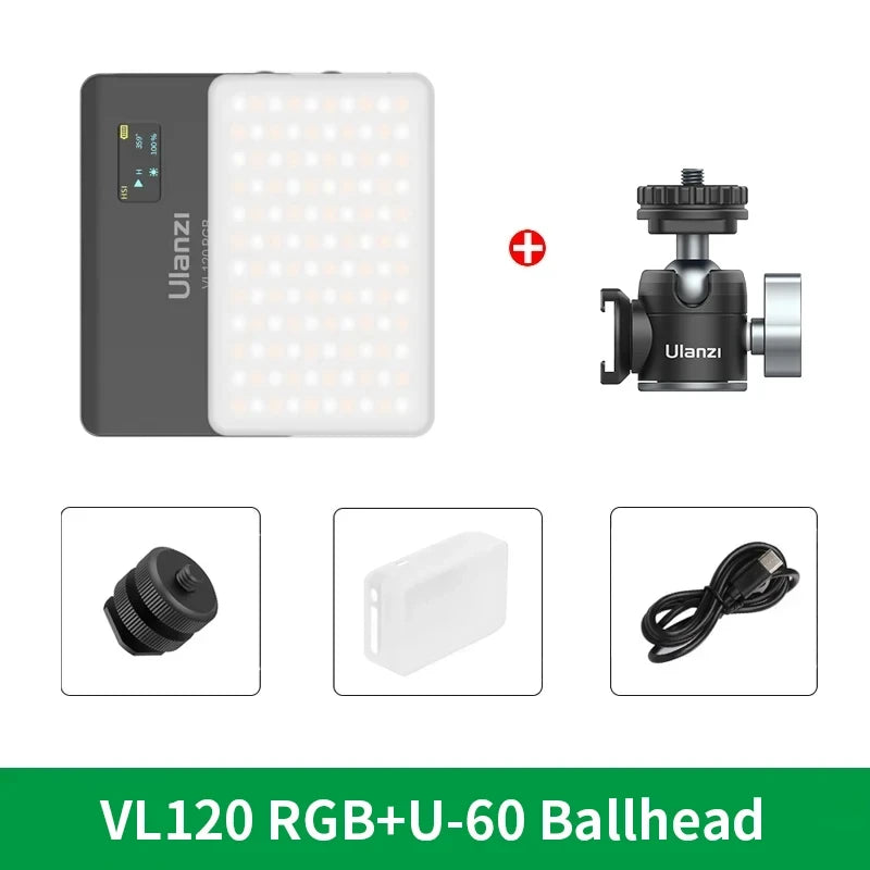 Ulanzi VL120 RGB LED Video Light - CameraHUB