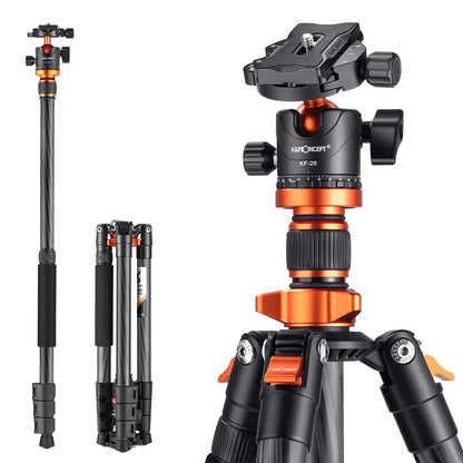 K&F Concept D254C1 63-Inch Carbon Fibre Monopod Tripod