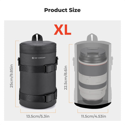 K&F Concept Waterproof Camera Lens Pouch Case