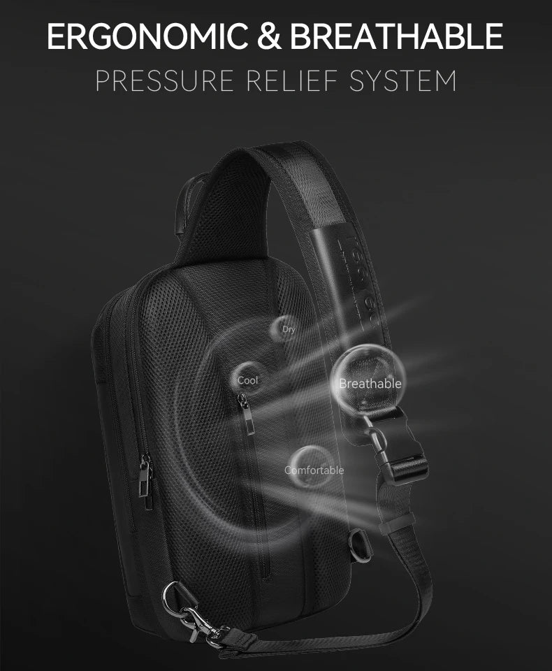 ReeYee N6 6L Security Sling Chest Bag