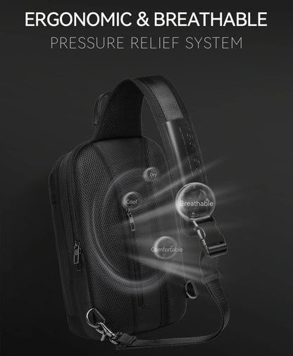 ReeYee N6 6L Security Sling Chest Bag