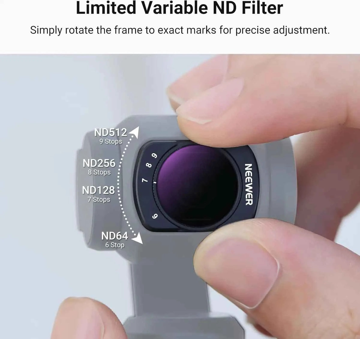 NEEWER Variable ND Filter Set for DJI Osmo Pocket 3