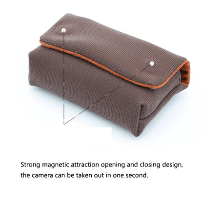 Compact Camera Storage Pouch for Sony, Canon & Olympus