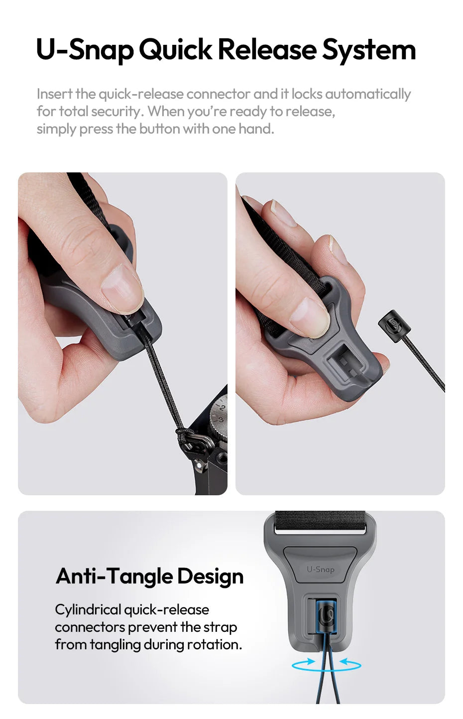 Ulanzi CSS1 U-Snap Quick Release Camera Shoulder Strap