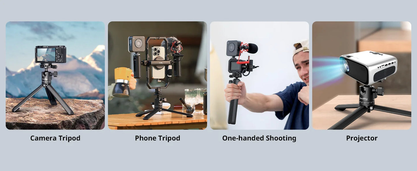 SmallRig 4630 Metal Tabletop Tripod with Arca-Swiss Quick Release Plate