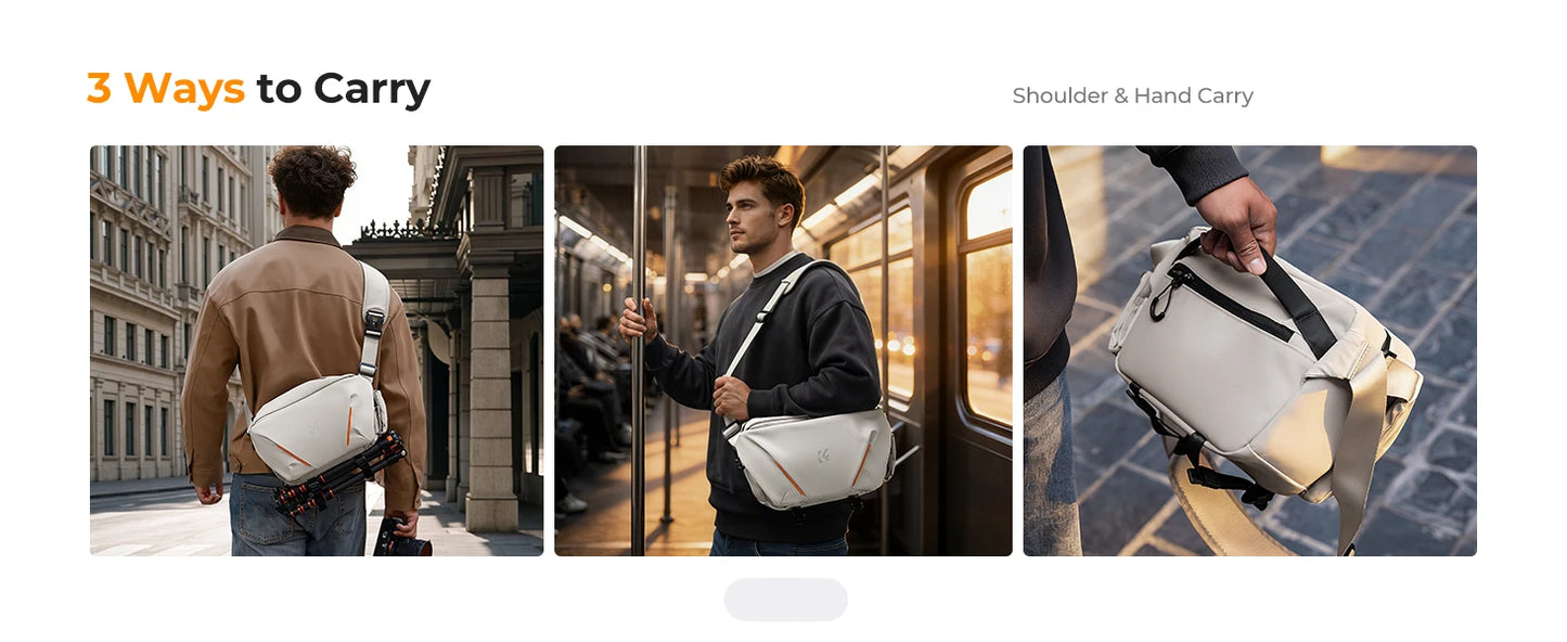 K&F Concept 7L Lightweight Camera Sling Bag