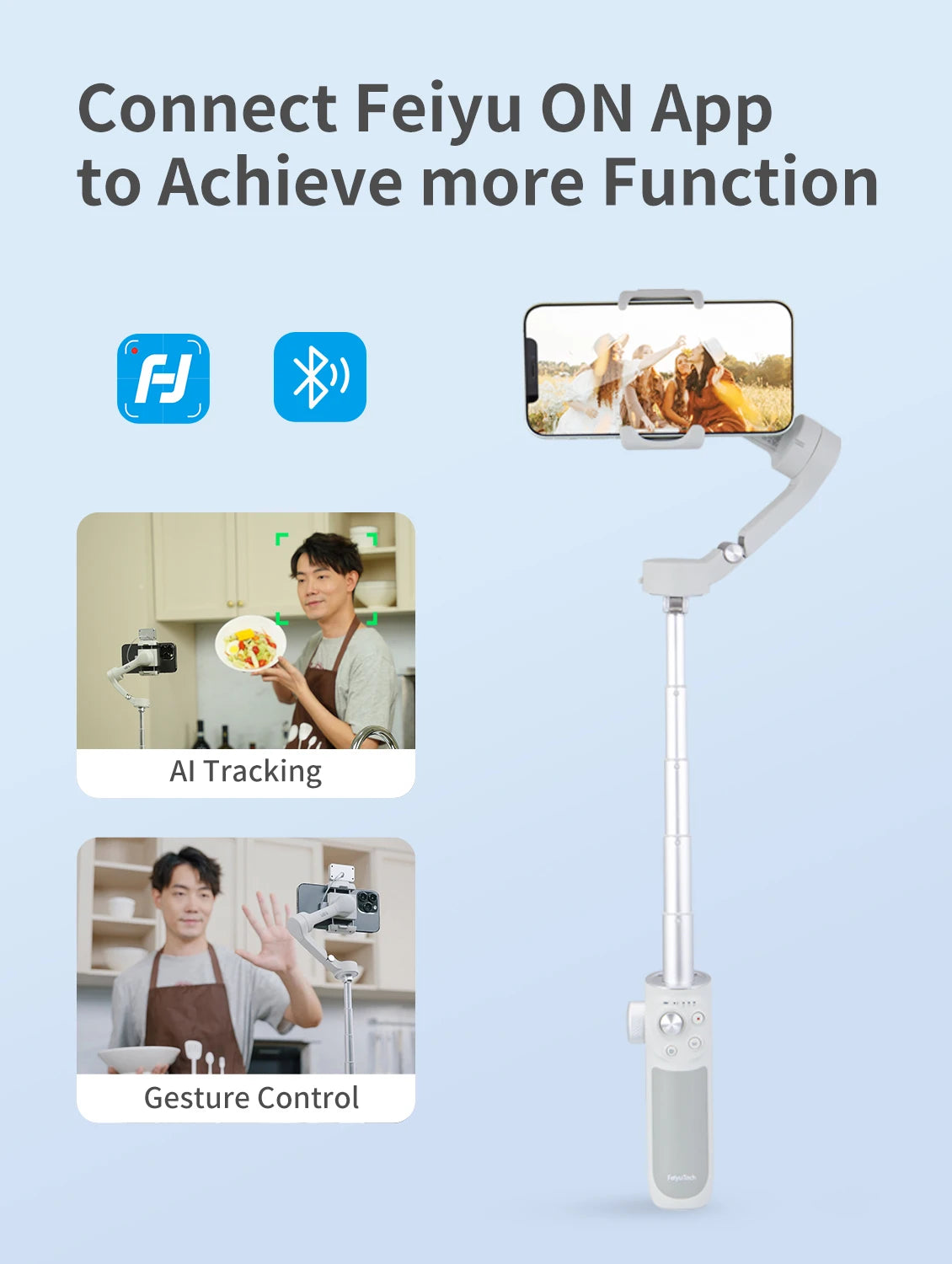 FeiyuTech VB4 Smartphone Gimbal with Face Tracking