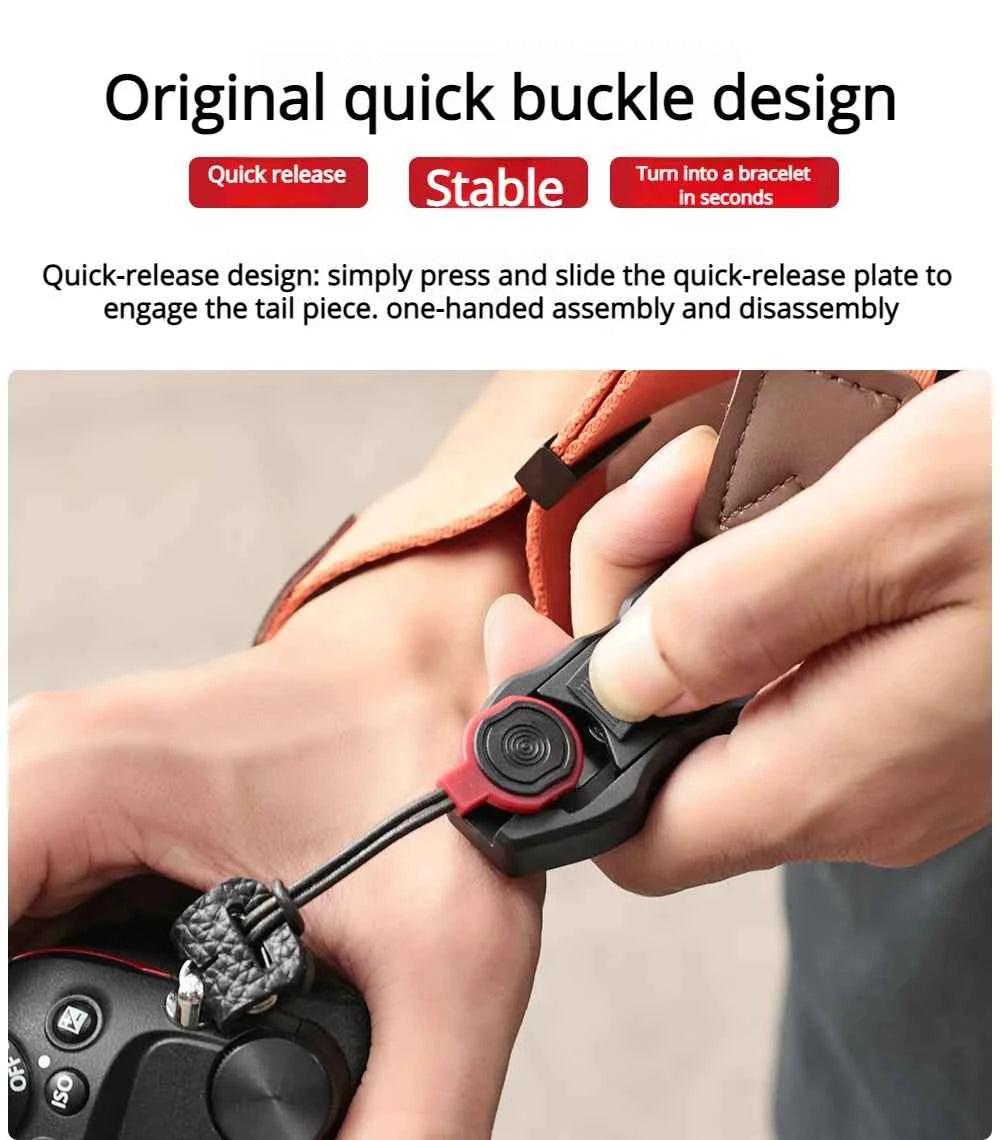 Magnetic Quick Release Camera Wrist Strap