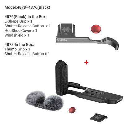 SmallRig L-Shape Mount Plate with Silicone Handle for Fujifilm X-M5