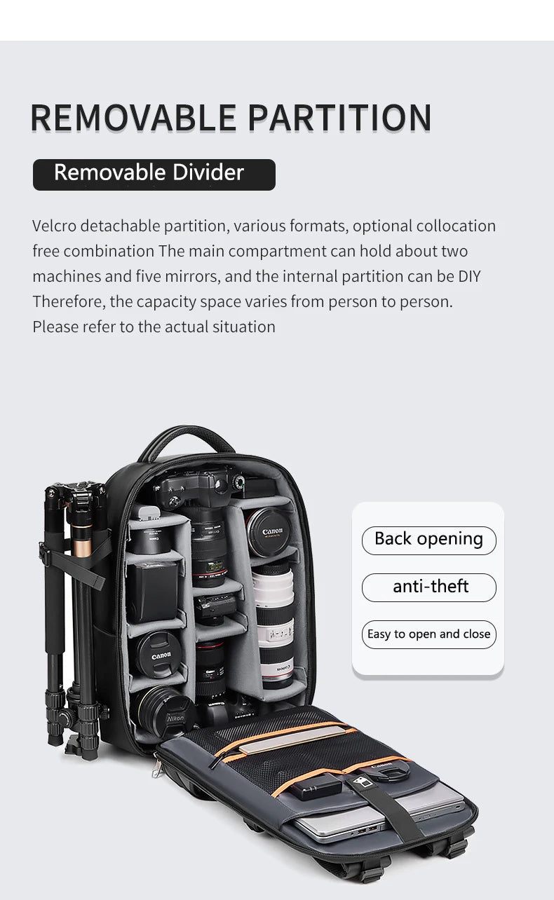 TW-6166 DSLR Camera Backpack