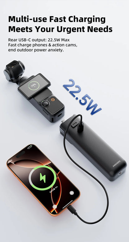 NOHON Battery Handle for DJI Osmo Pocket 3 / 4