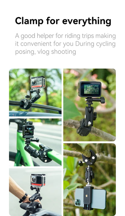 TELESIN 360° Super Clamp & Magic Arm Camera Mount