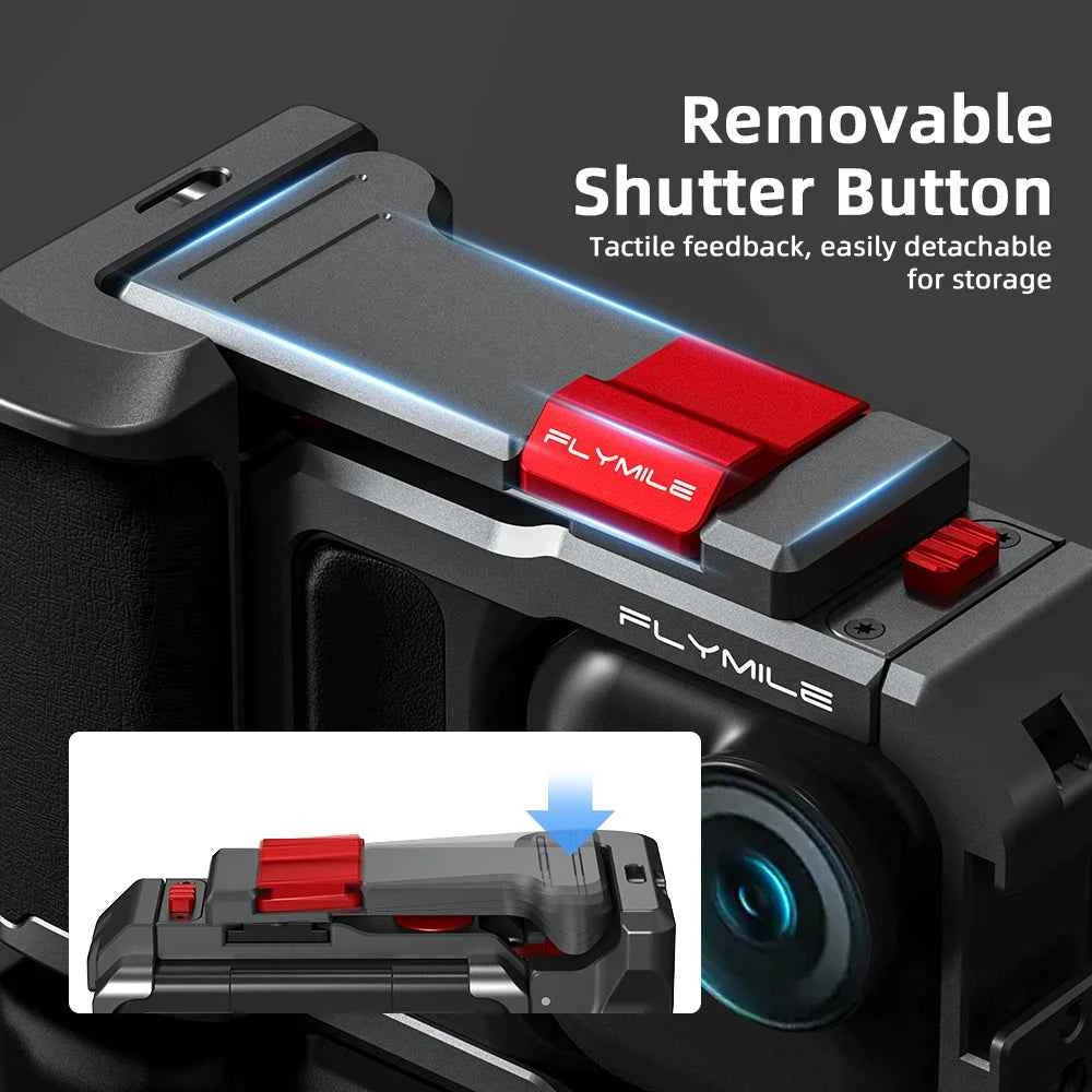Flymile Camera Cage & Handle Grip Kit for Insta360 GO Ultra