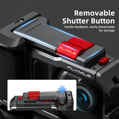 Flymile Camera Cage & Handle Grip Kit for Insta360 GO Ultra