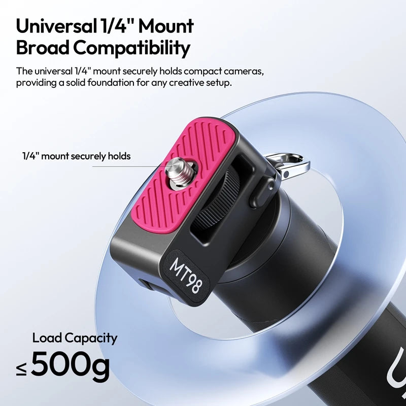 Ulanzi MT98 Invisible Selfie Stick 57cm for Action Cameras