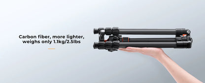 K&F Concept K254C2 64-Inch Carbon Fibre Tripod