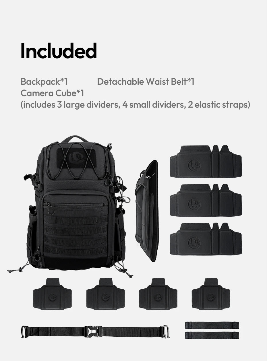 Ulanzi BC007 28L Tactical Camera Backpack